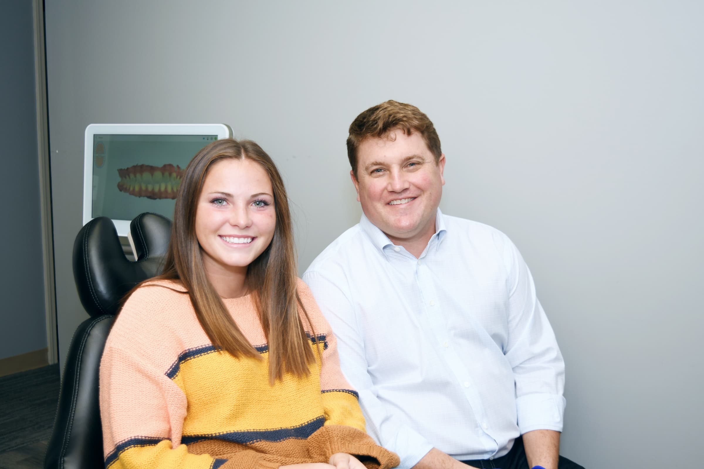 Patient receiving braces treatment at Wiesemann Orthodontics, conveniently located in Russellville KY and Bowling Green KY